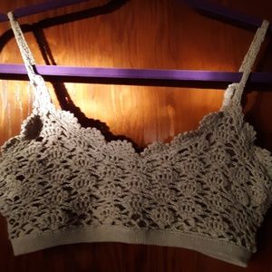 Forever 21 Intimates & Sleepwear - Adorable Beige/Tan Crochet Bralette Forever 21 Intimates & Sleepwear - Adorable Beige/Tan Crochet Bralette